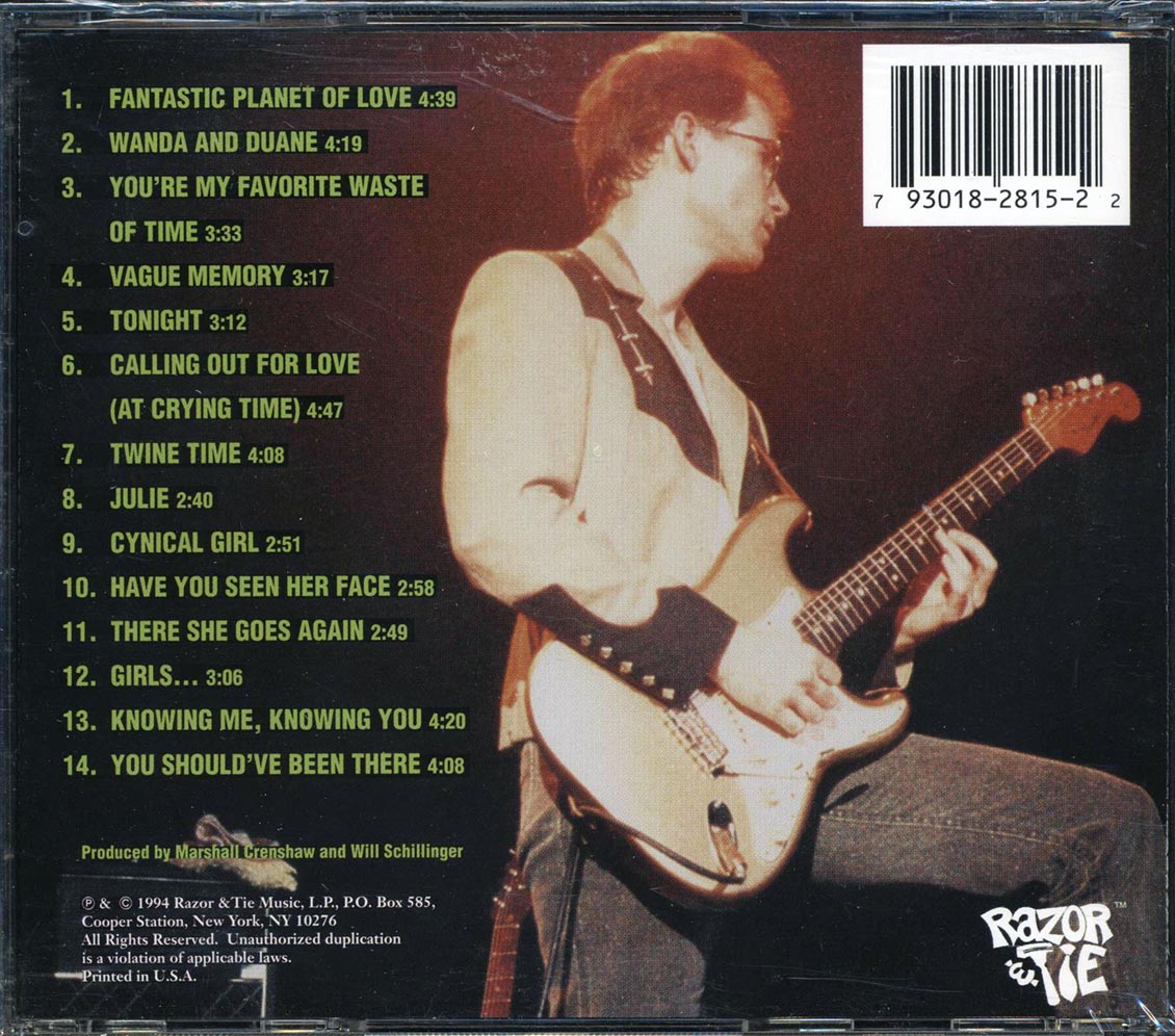 Marshall Crenshaw - Marshall Crenshaw Live: My Truck Is My Home