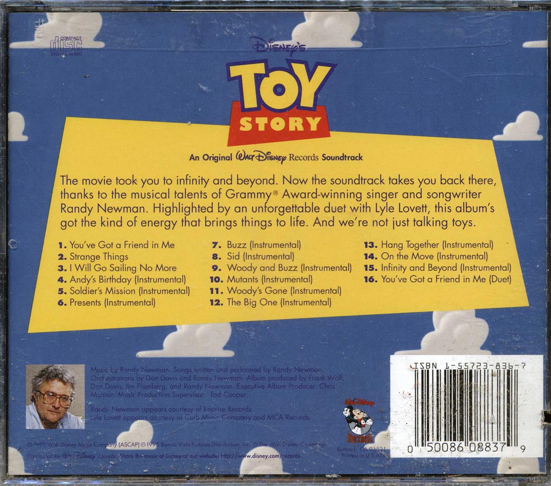 Randy Newman - Toy Story: An Original Walt Disney Records Soundtrack (marked/ltd stock)
