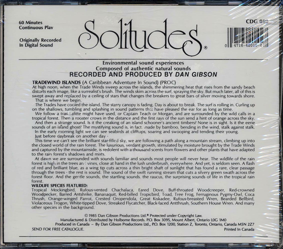 Dan Gibson - Solitudes Volume 10: Tradewind Islands