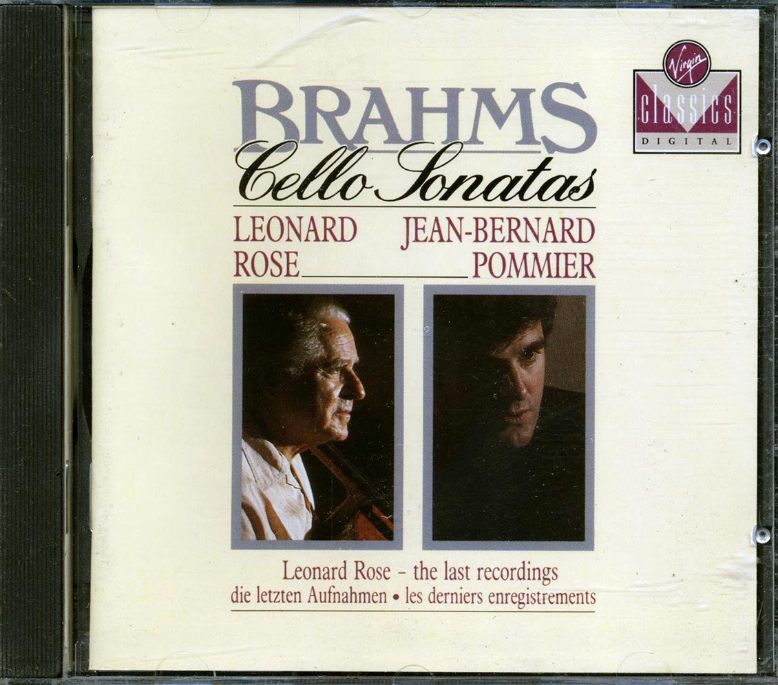 Leonard Rose, Jean-Bernart Pommier, Brahms - Brahms: Cello Sonatas