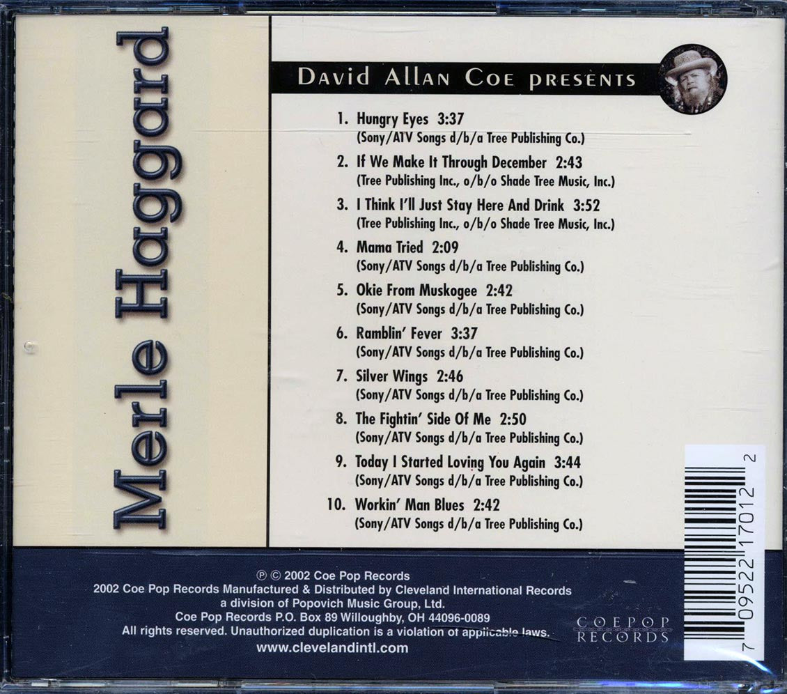 Merle Haggard - David Allan Coe Presents