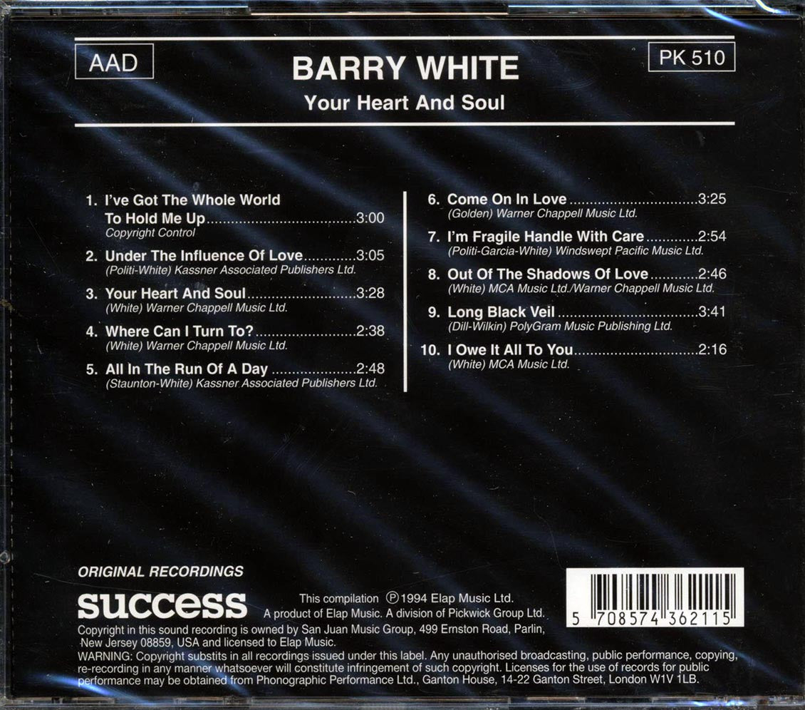 Barry White - Your Heart And Soul