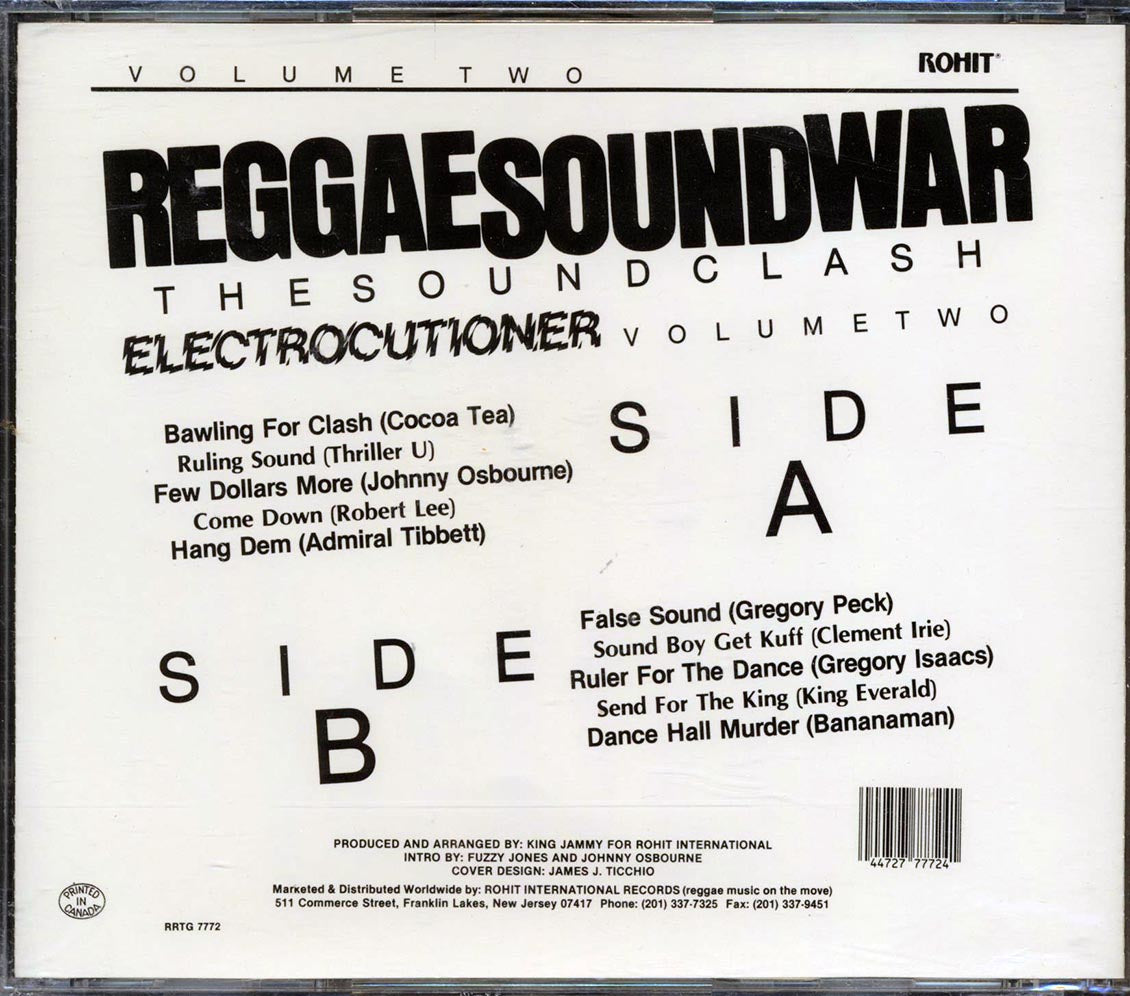 Cocoa Tea, Johnny Osbourne, Admiral Tibet, Etc. - Reggae Sound War Volume 2: The Sound Clash