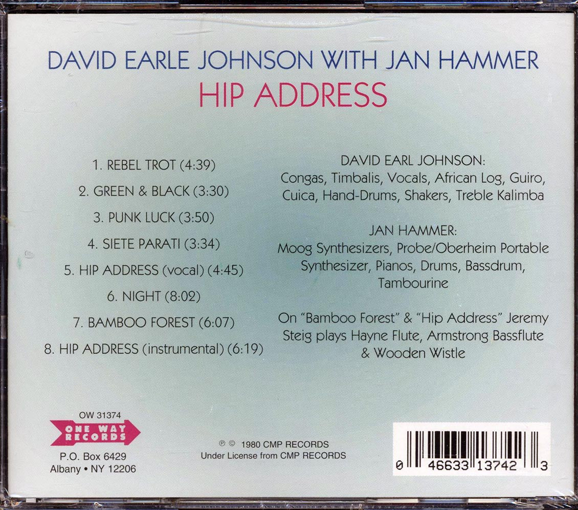 David Earle Johnson, Jan Hammer - Hip Address