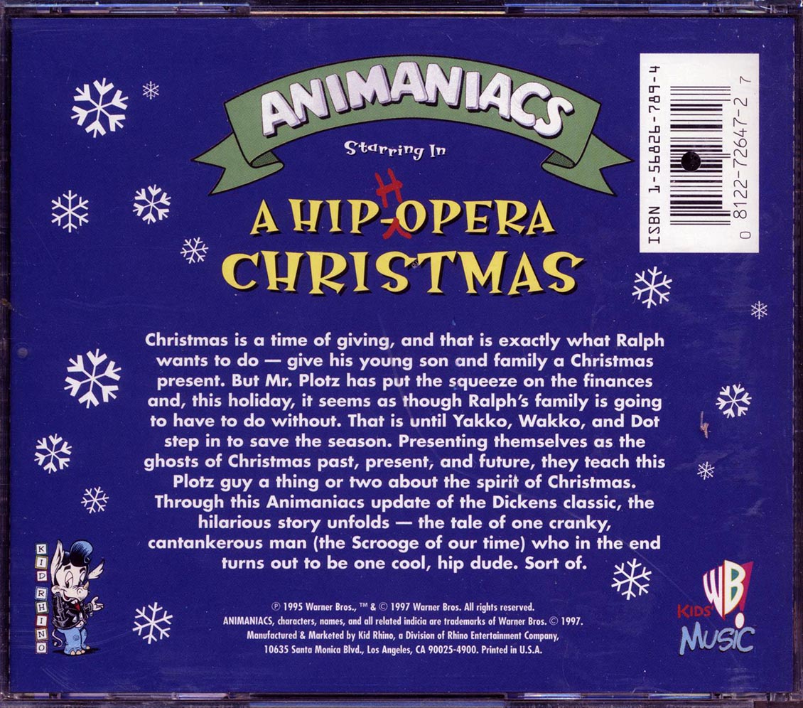 Animaniacs - A Hip-Hopera Christmas (marked/ltd stock)