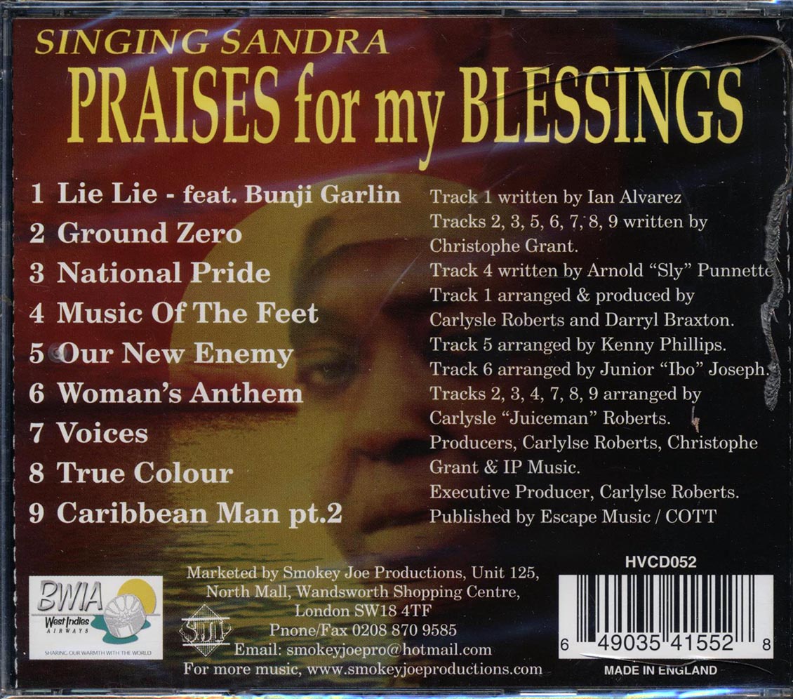 Singing Sandra - Praises For My Blessings