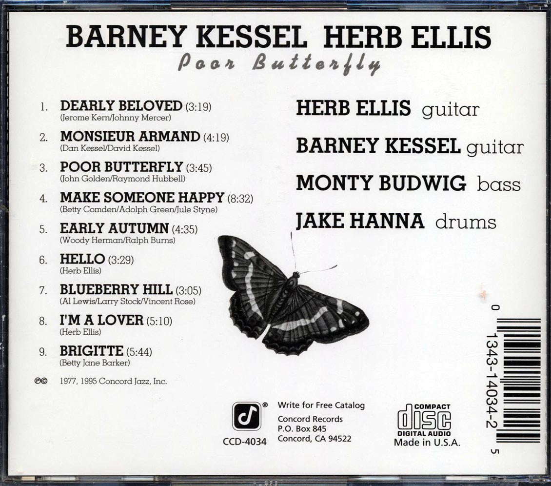 Barney Kessel, Herb Ellis - Poor Butterfly
