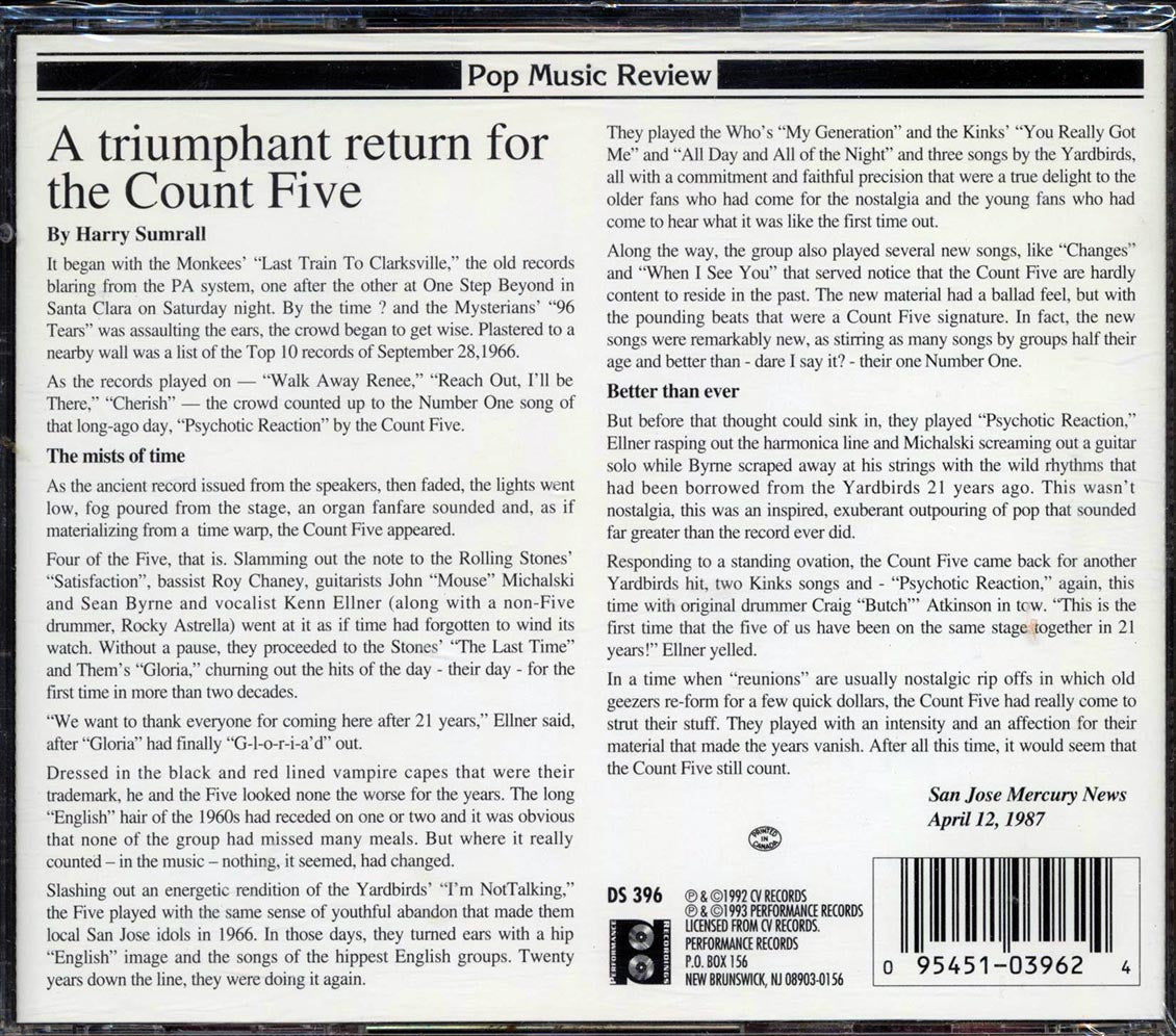 Count Five - Psychotic Reunion Live