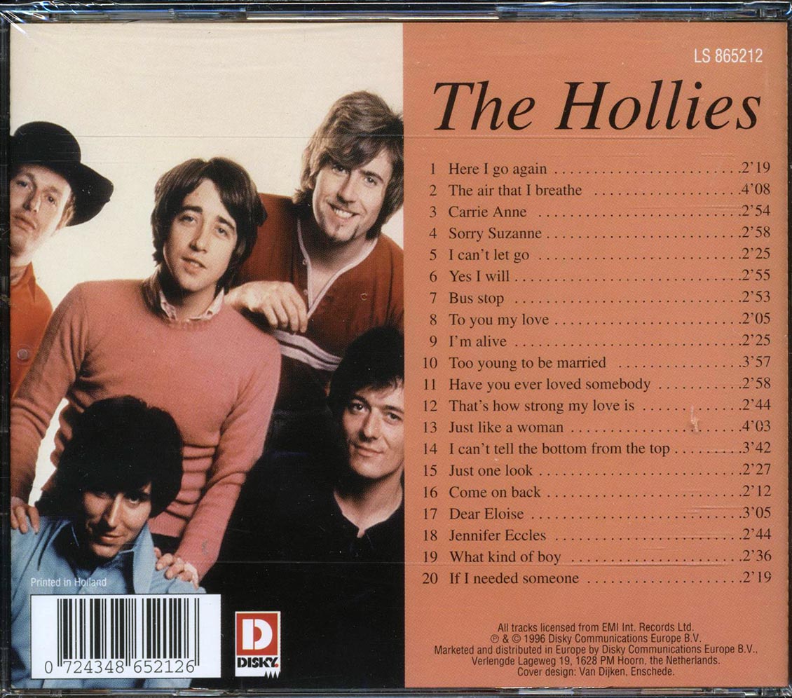 The Hollies - 20 Great Love Songs