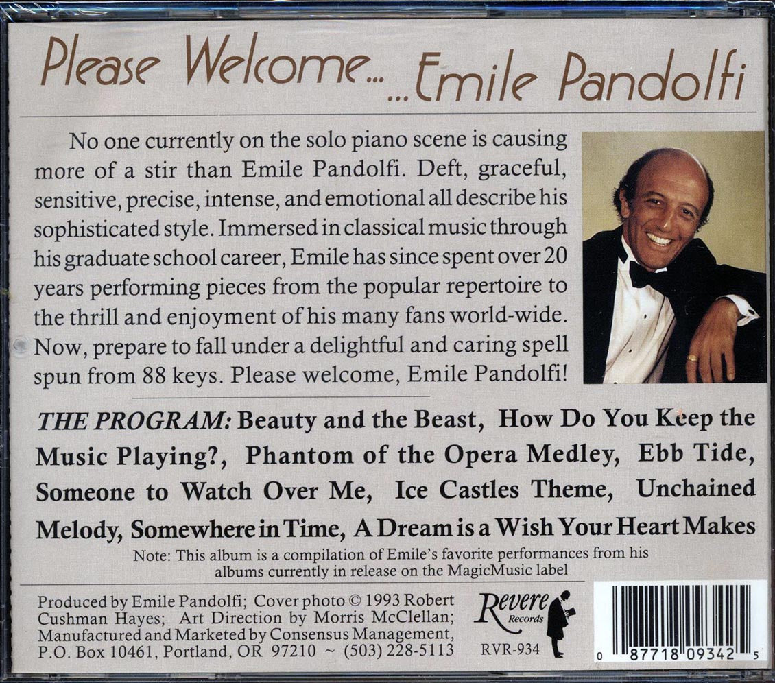 Emile Pandolfi - Please Welcome Emile Pandolfi: The Best Of Emile Volume 1