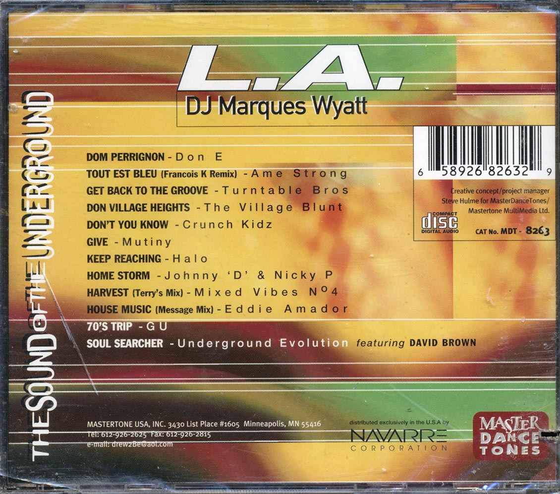DJ Marques Wyatt - The Sound Of The Underground: LA (marked/ltd stock)