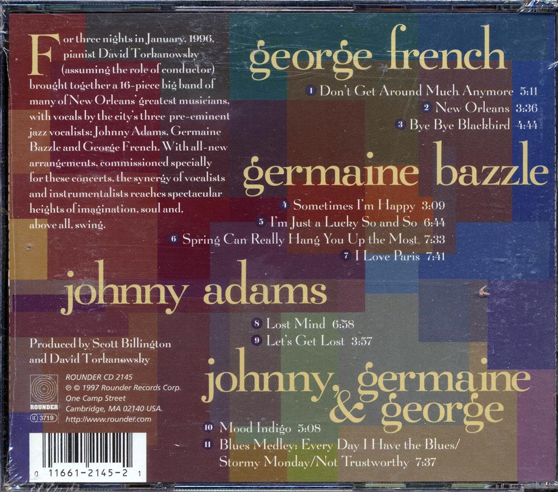 The New Orleans CAC Jazz Orchestra, Johnny Adams, Germaine Bazzle, George French - Mood Indigo Conducted By David Torkanowsky