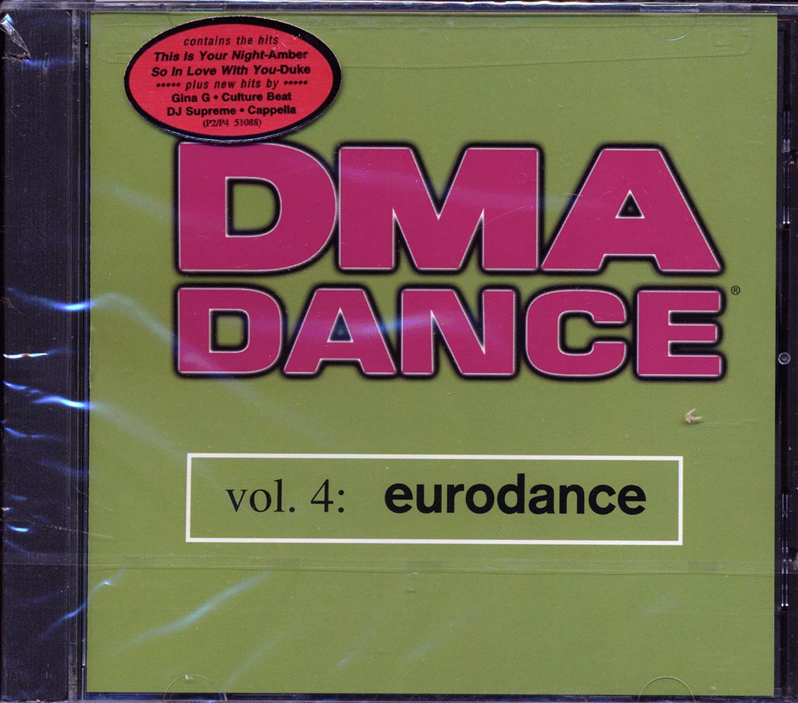 Amber, Duke, DJ Dado, Cappella, Etc. - DMA Dance Volume 4: Eurodance (marked/ltd stock)