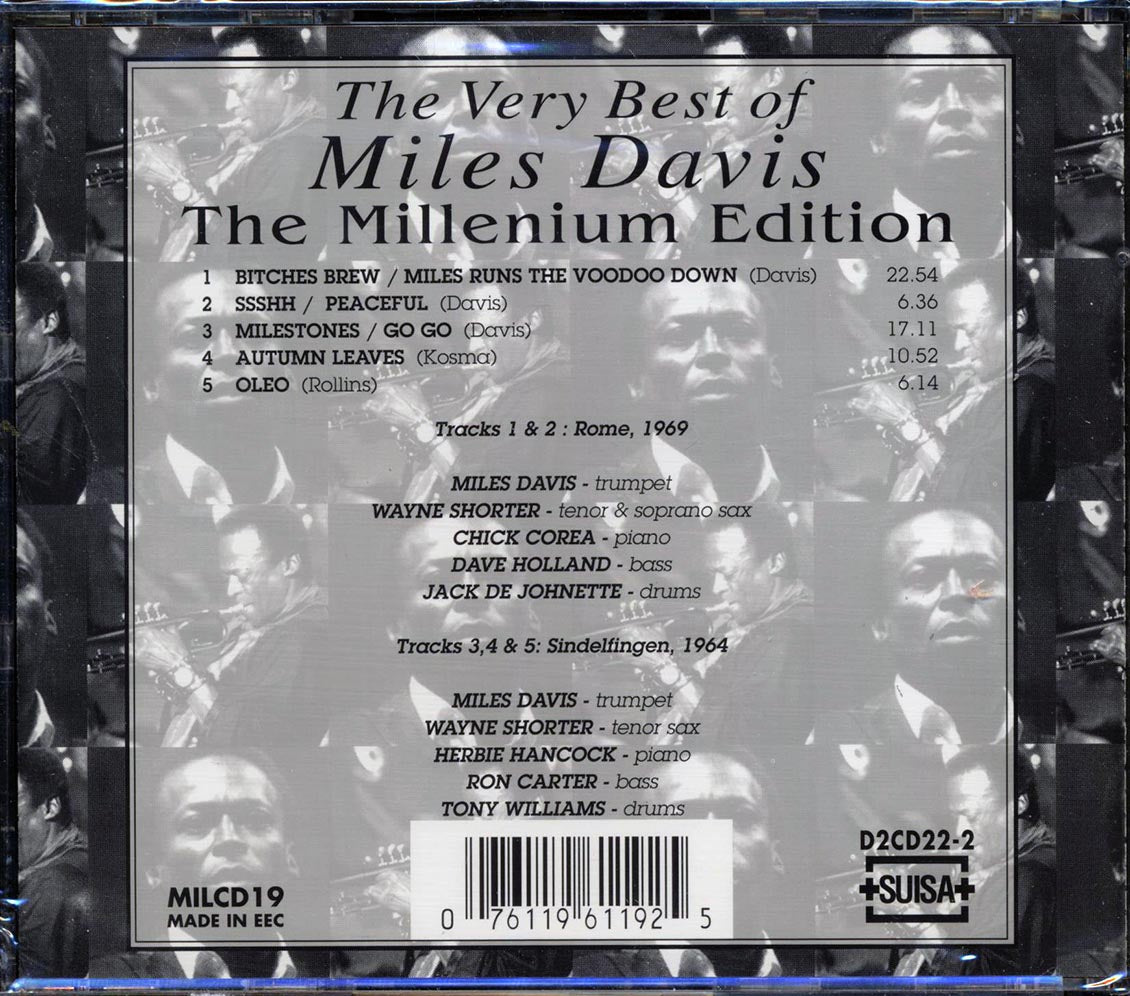 Miles Davis - The Very Best Of Miles Davis: The Millenium Edition