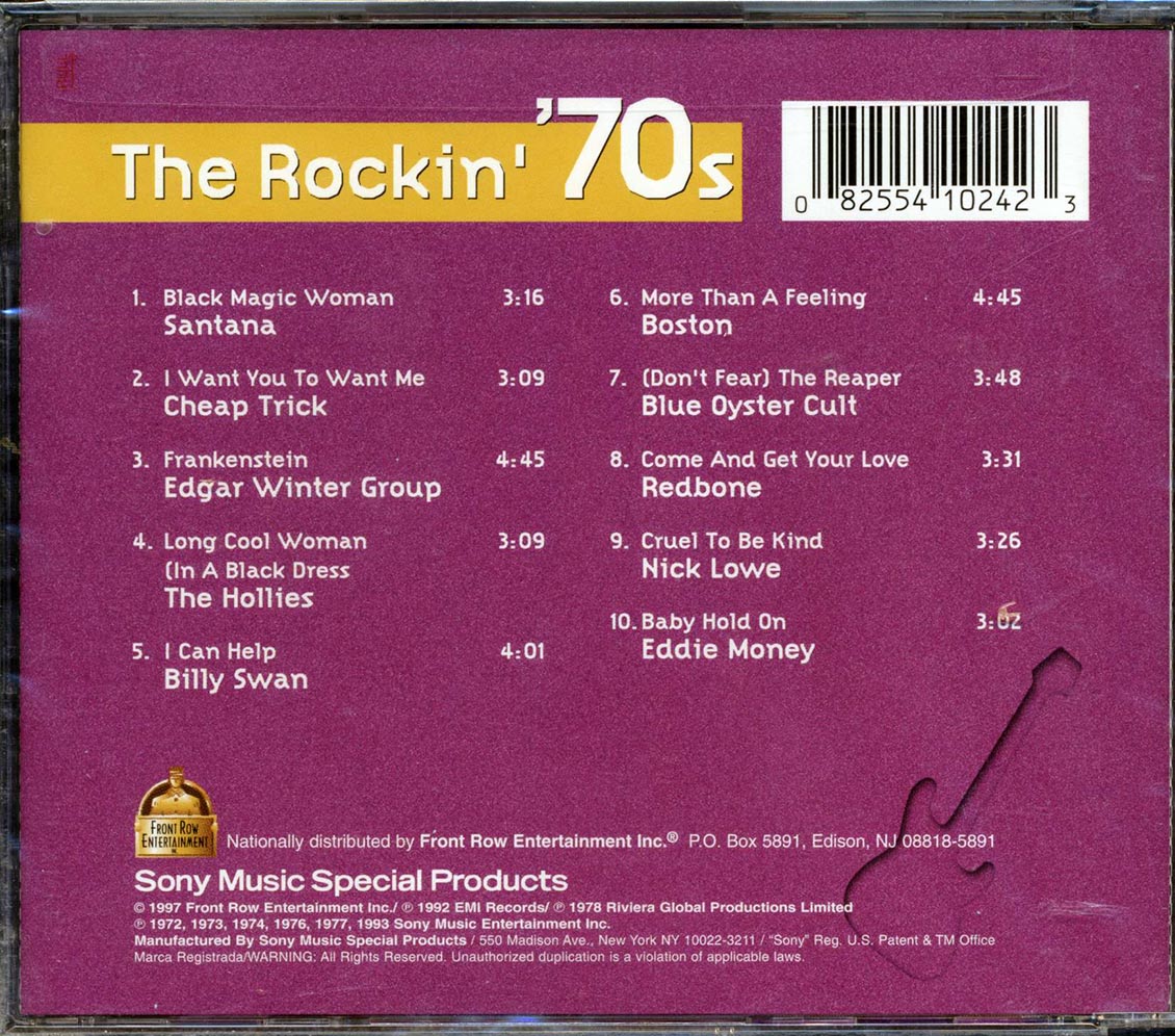 Blue Oyster Cult, Santana, Boston, Cheap Trick, Etc. - The Rockin' '70s