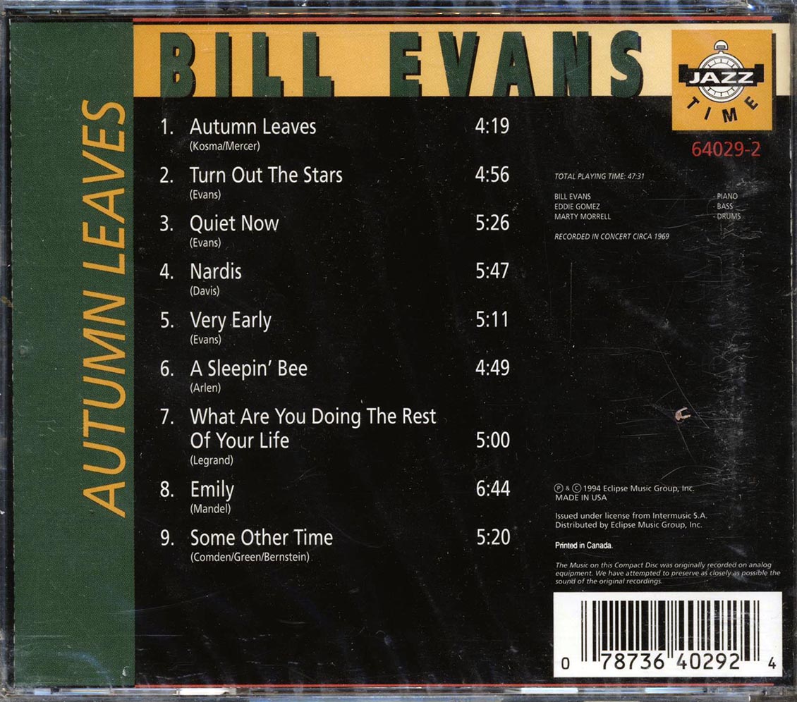Bill Evans - Autumn Leaves