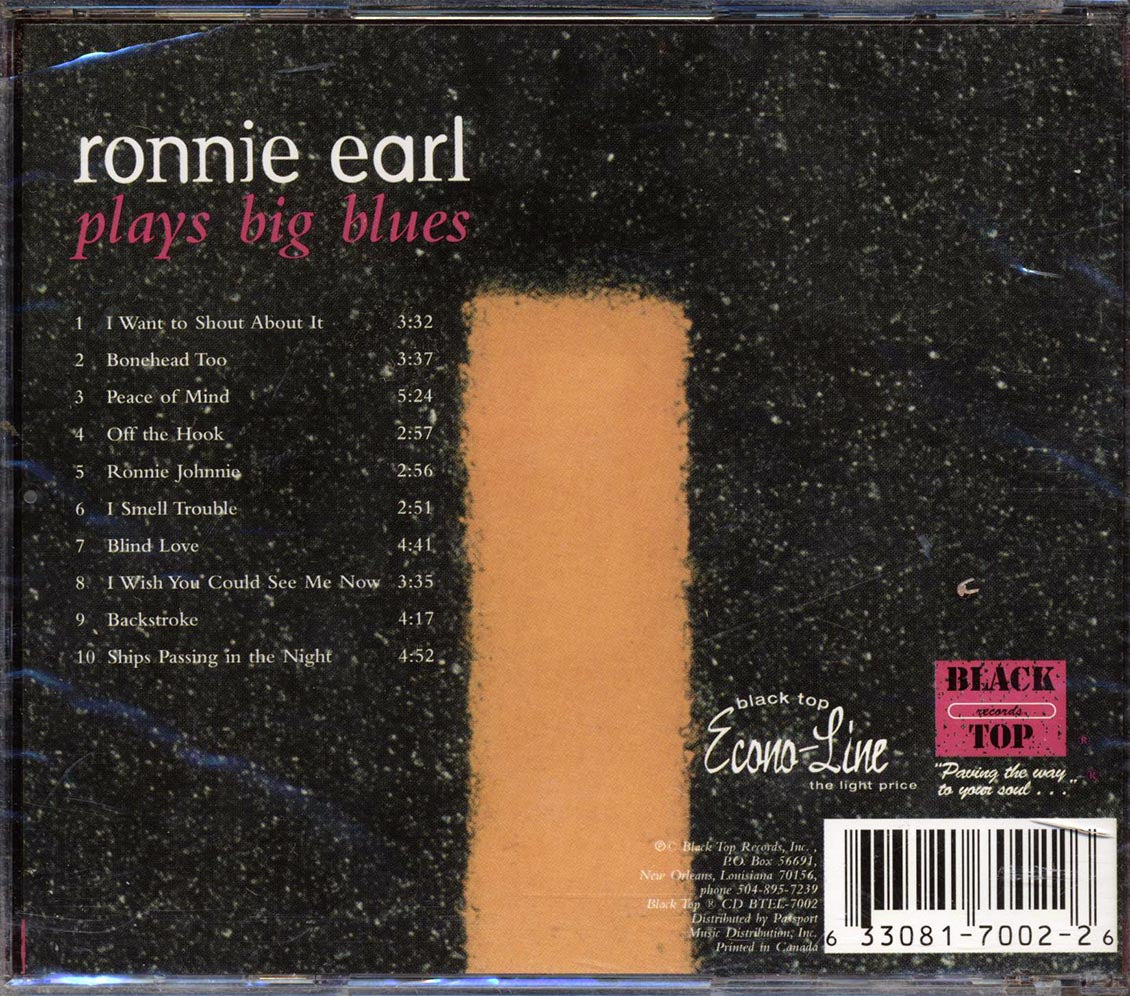 Ronnie Earl - Ronnie Earl Plays Big Blues