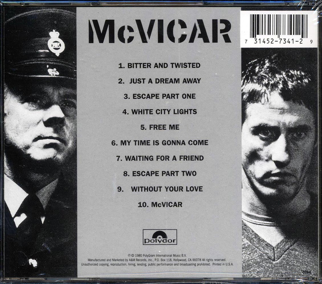 Roger Daltrey - McVicar: Original Soundtrack Recording