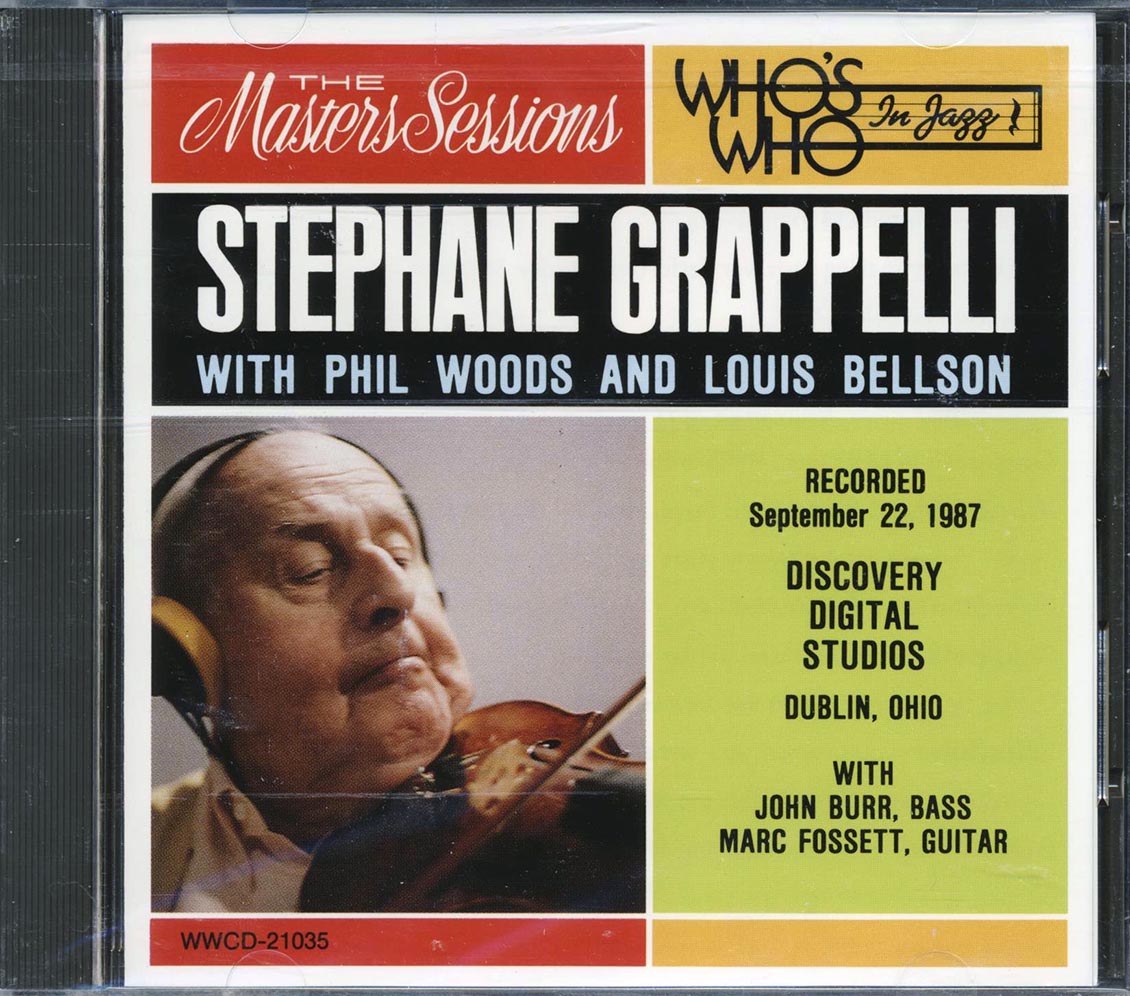 Stephane Grappelli, Phil Woods, Louis Bellson - Recorded September 22, 1987