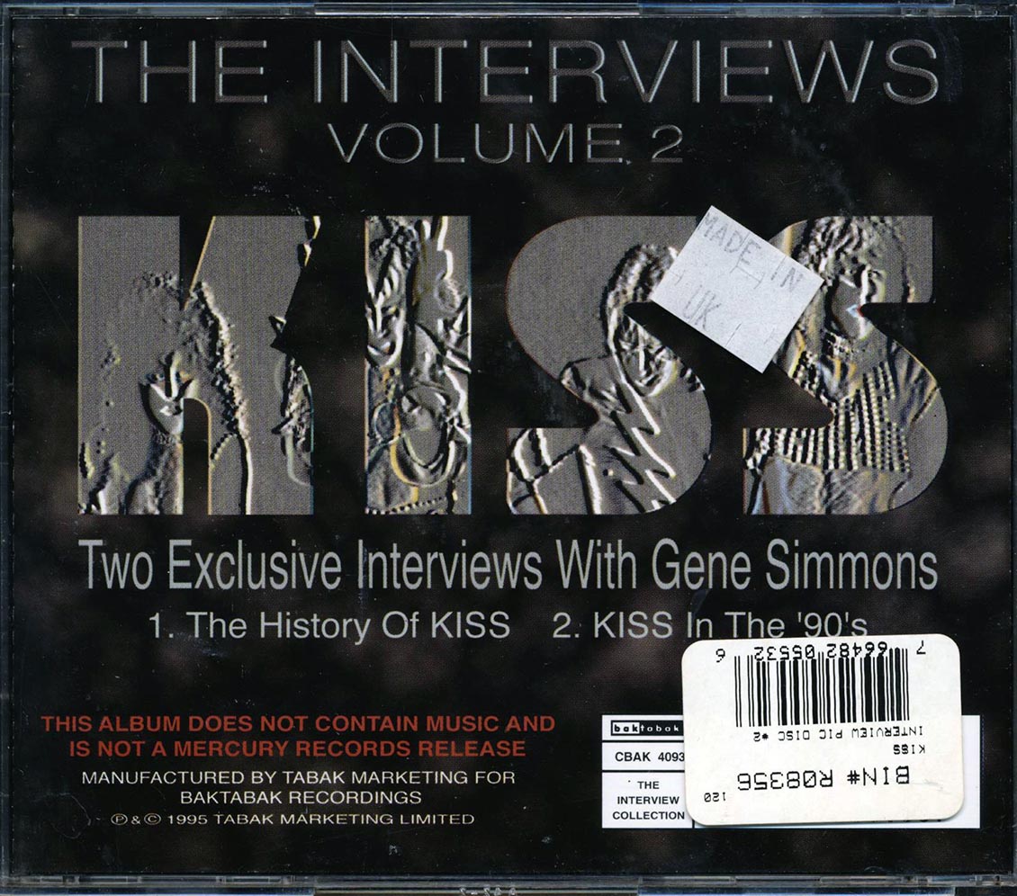 Kiss - The Interviews Volume 2