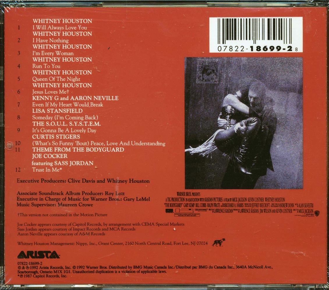 Whitney Houston, Kenny G, Aaron Neville, Etc. - The Bodyguard: Original Soundtrack Album