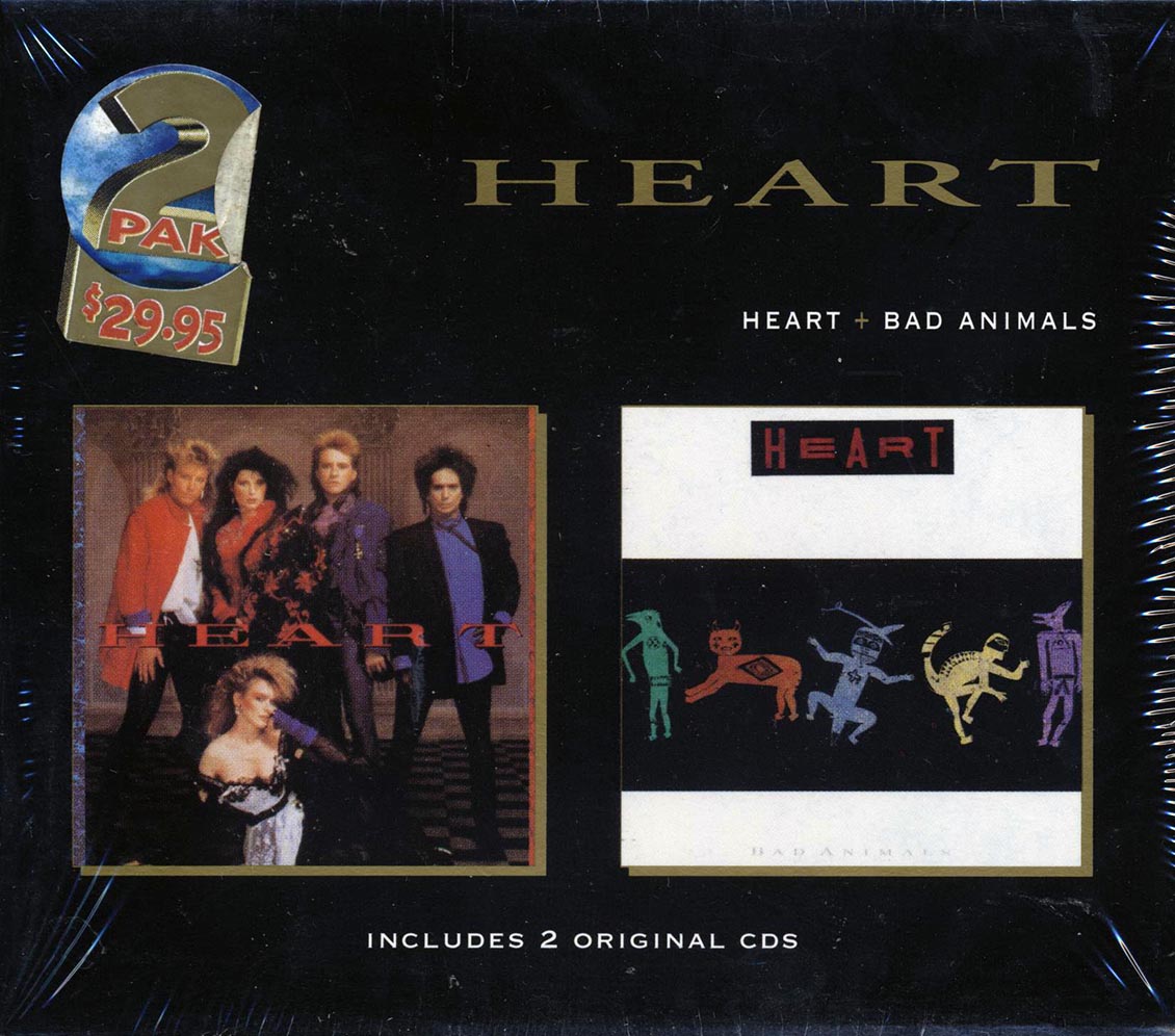 Heart - Heart + Bad Animals (2 albums on 2 CDs) (20 tracks) (box set)