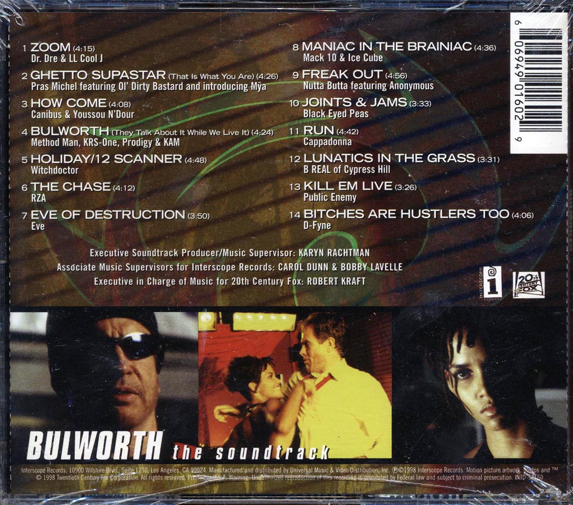 Dr. Dre, LL Cool J, RZA, Etc. - Bulworth: The Soundtrack