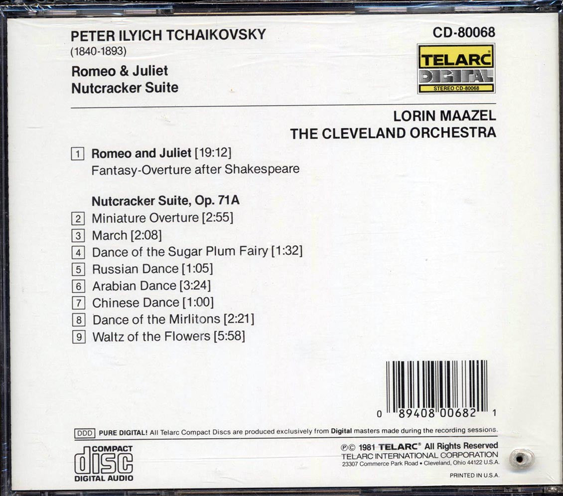 Tchaikovsky, Lorin Maazel, The Cleveland Orchestra - Romeo & Juliet / Nutcracker Suite