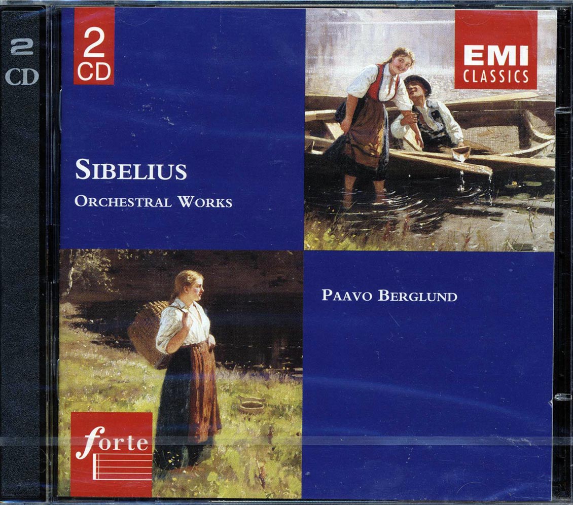 Sibelius, Bournemouth Symphony Orchestra, Paavo Berglund - Orchestral Works (24 tracks) (2xCD) (incl. large booklet)