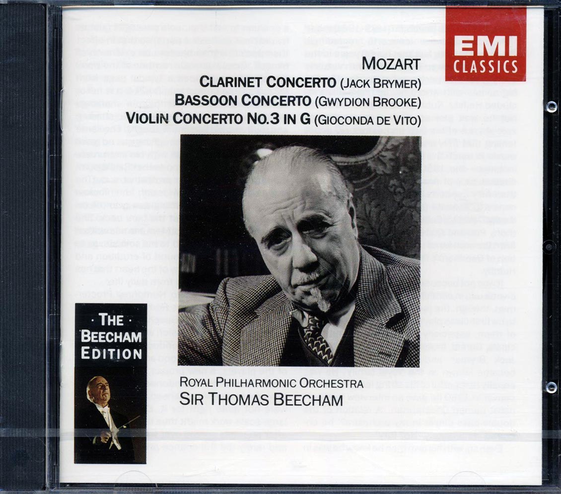 Mozart, Royal Philharmonic Orchestra, Sir Thomas Beecham - Mozart: Concertos