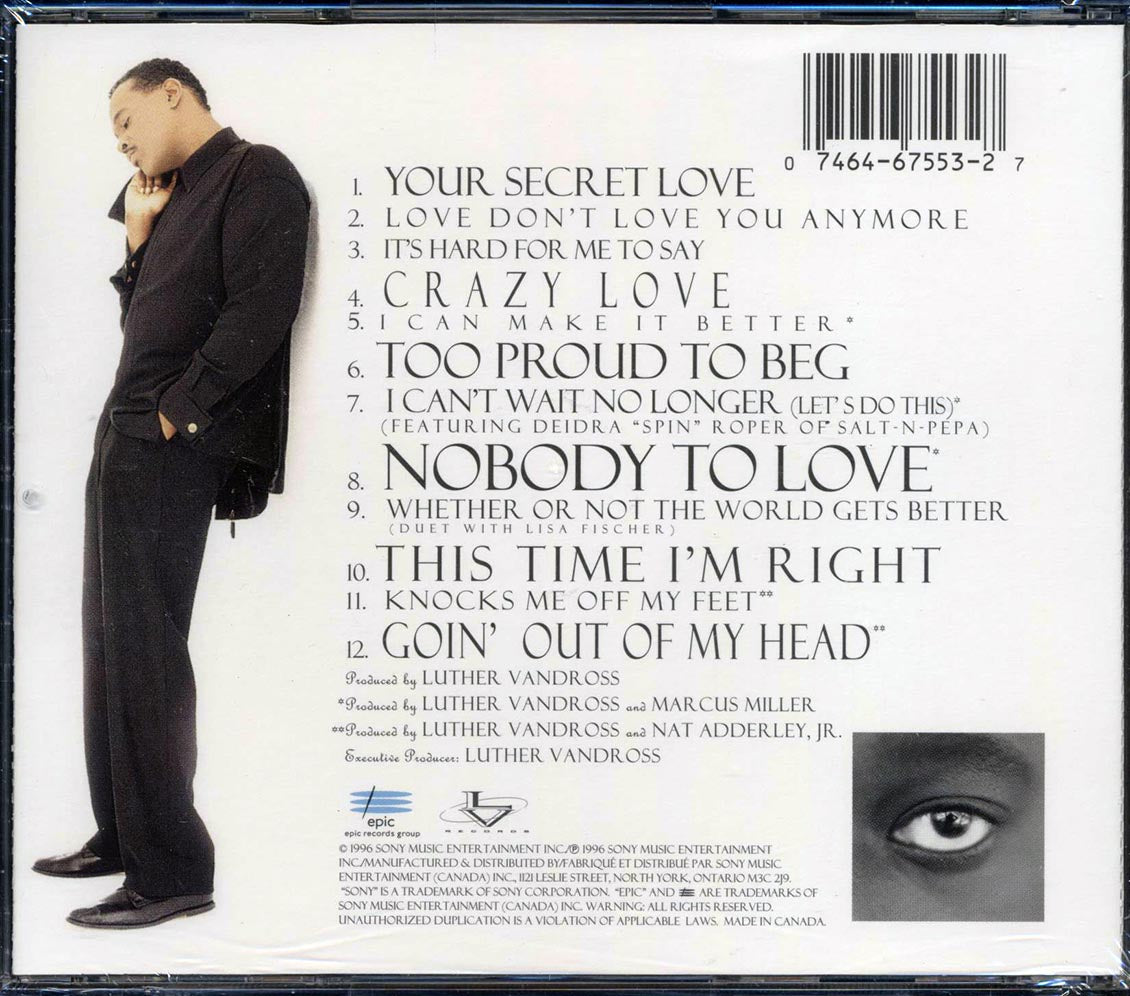 Luther Vandross - Your Secret Love