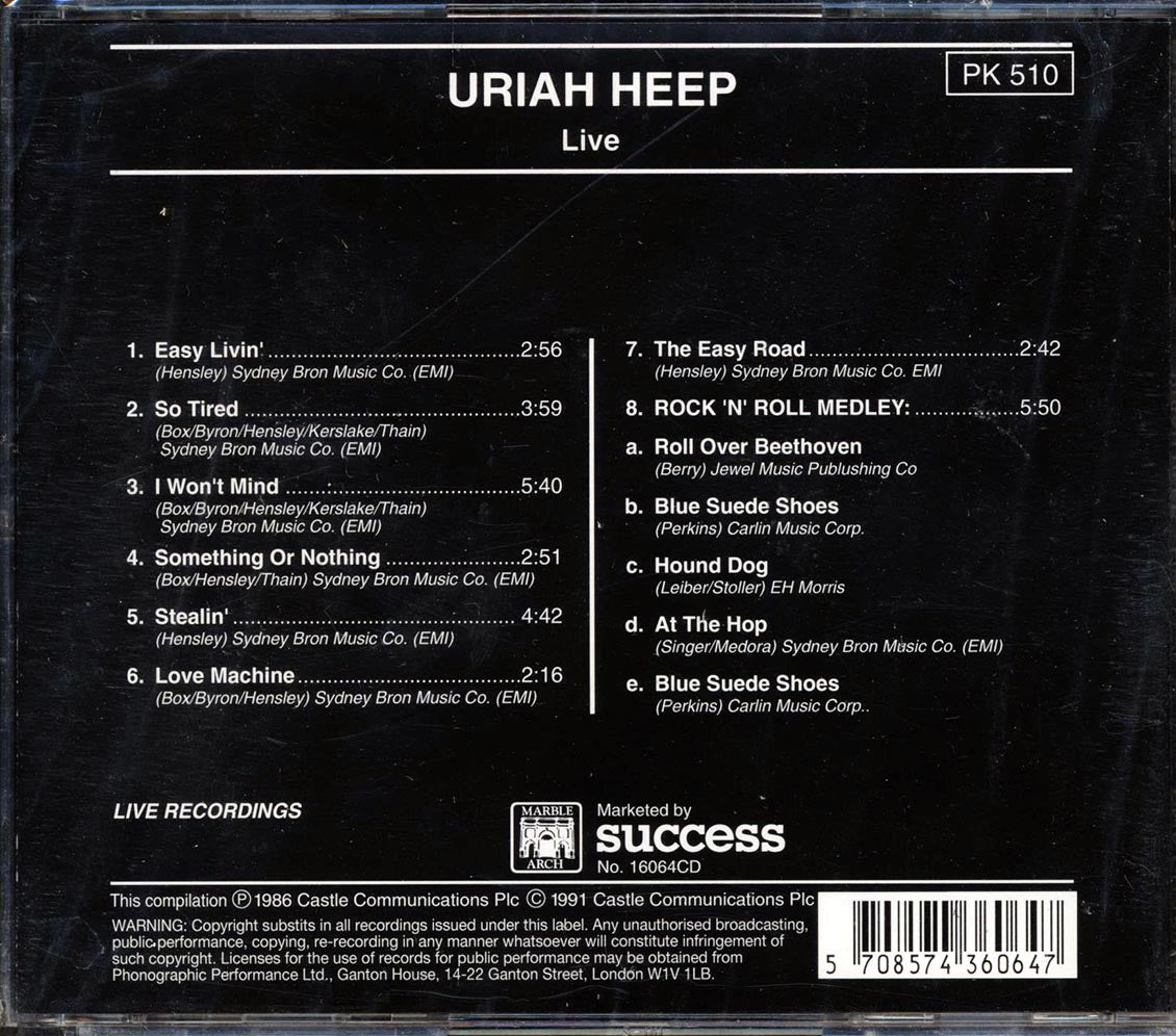 Uriah Heep - Live