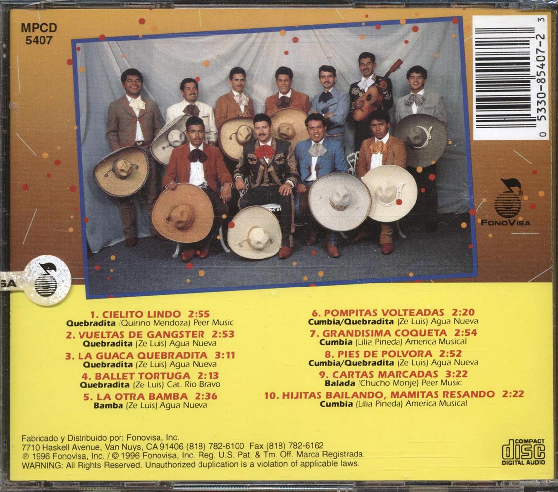 Mariachi Rancho Grande - Pies De Polvora (marked/ltd stock)