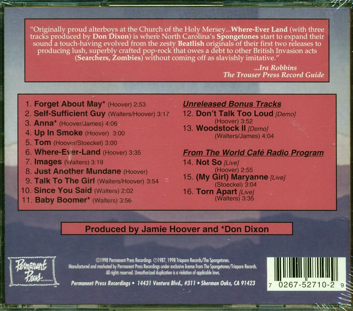 The Spongetones - Where-Ever-Land