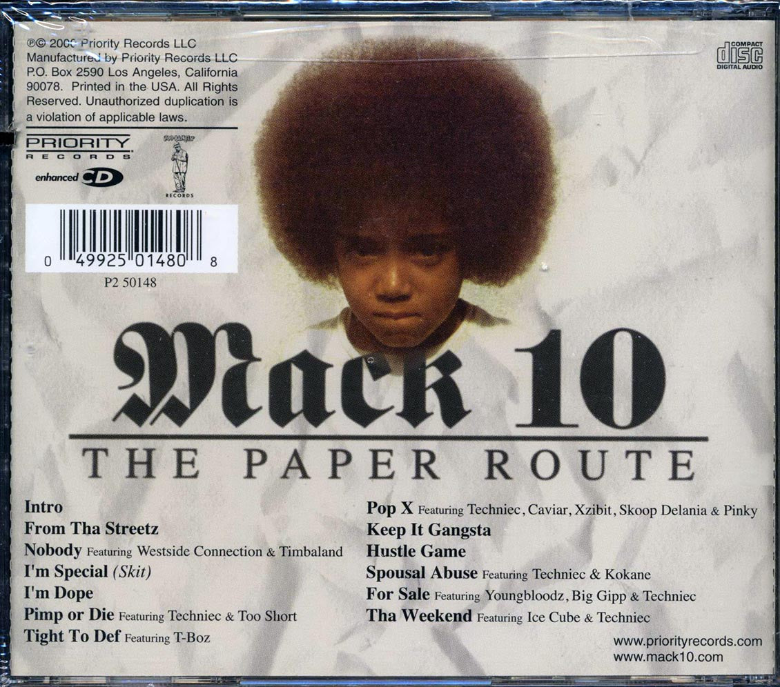 Mack 10 - The Paper Route (marked/ltd stock)