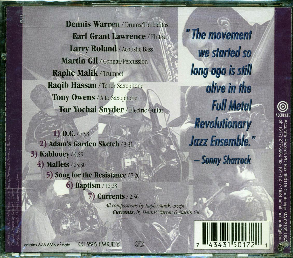 Dennis Warren's Full Metal Jacket Revolutionary Jazz Ensemble - Watch Out