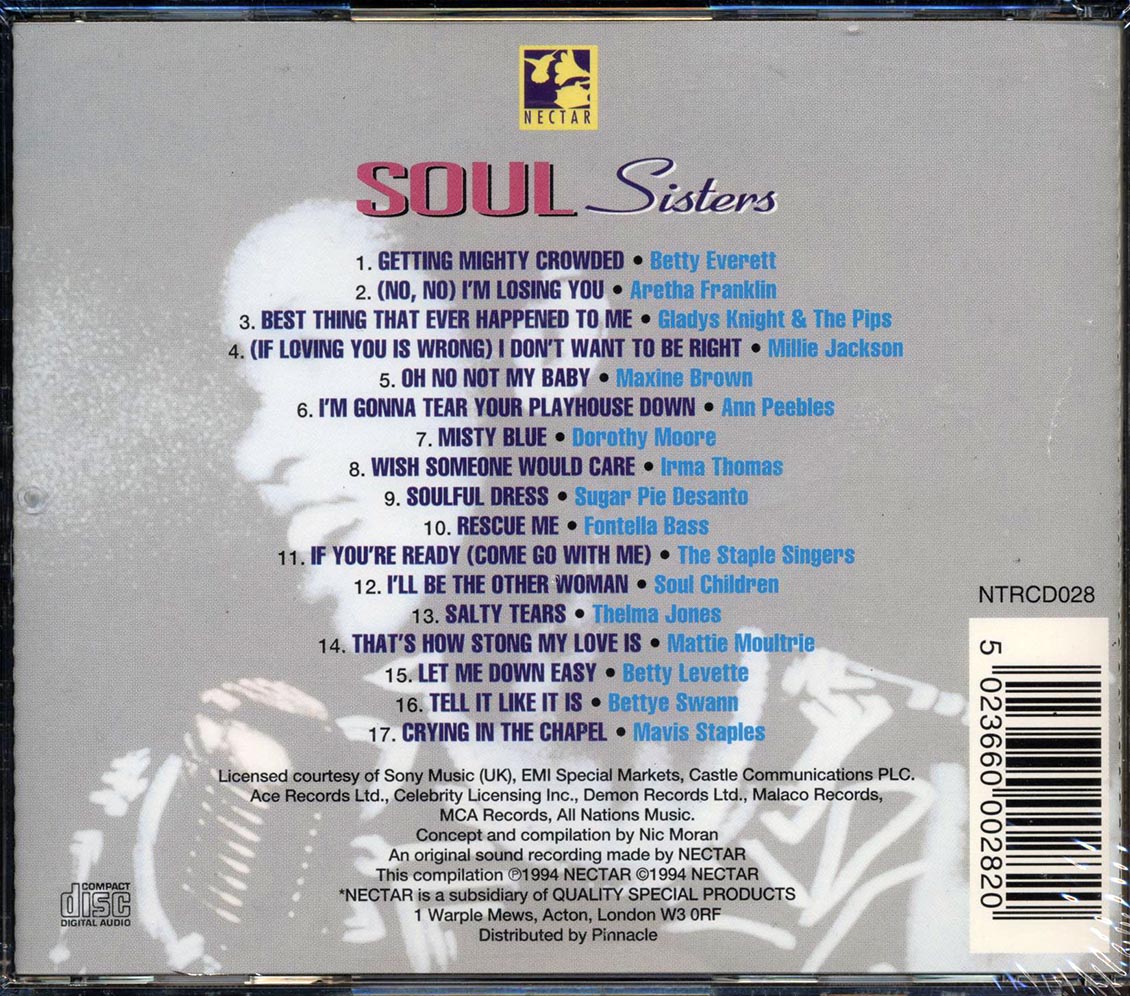Aretha Franklin, Gladys Knight & The Pips, Millie Jackson, Maxine Brown, Etc. - Soul Sisters