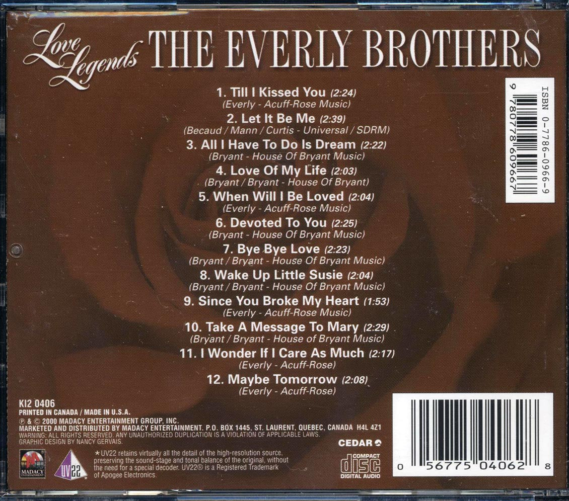 The Everly Brothers - Love Legends
