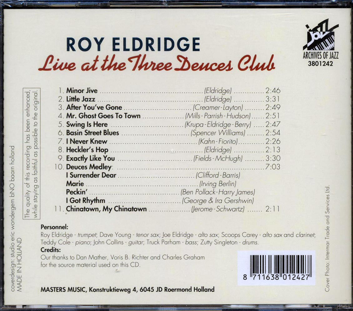 Roy Eldridge - Live At The Three Deuces Club