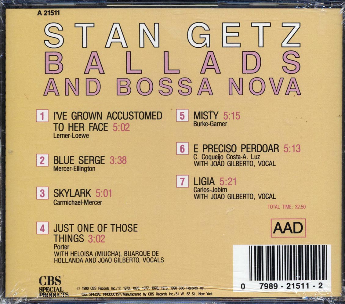Stan Getz - Ballads And Bossa Nova