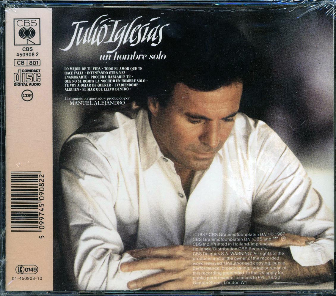 Julio Iglesias - Un Hombre Solo