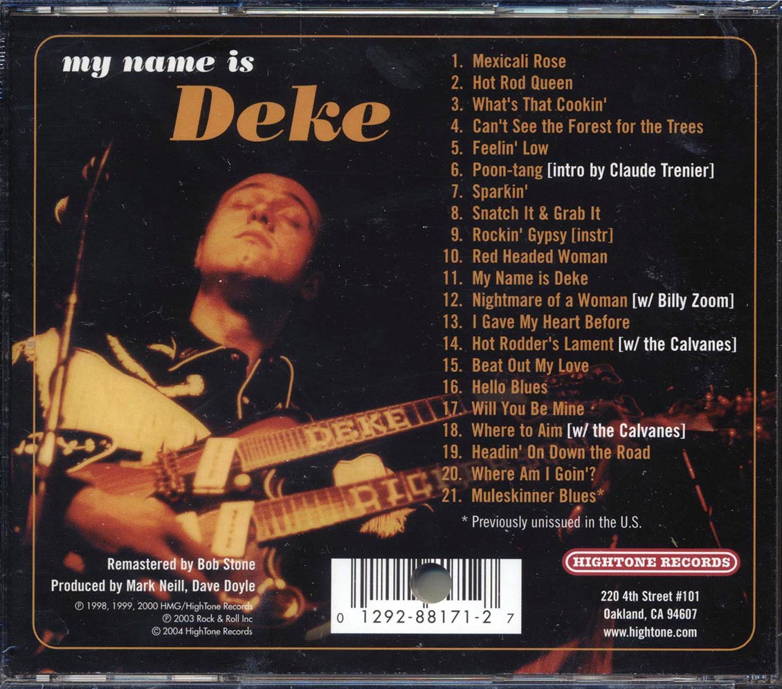 Deke Dickerson - My Name Is Deke (21 tracks) (marked/ltd stock)