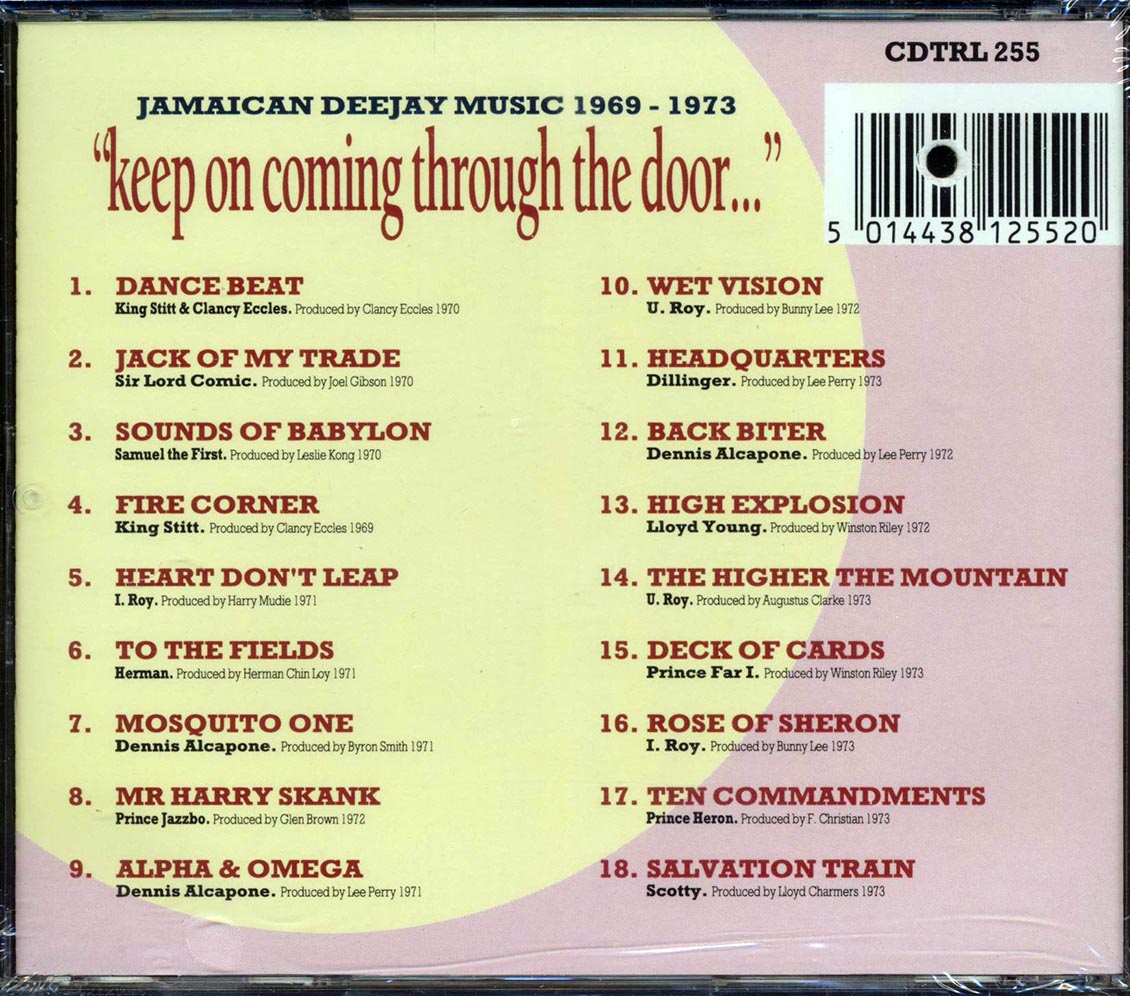 King Stitt, Prince Far I, I Roy, Clancy Eccles, Sir Lord Comic, Prince Jazzbo, Etc. - Keep On Coming Through The Door: Jamaican Deejay Music 1969-1973 (marked/ltd stock)