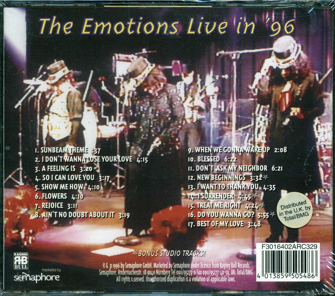 Emotions - Live In '96