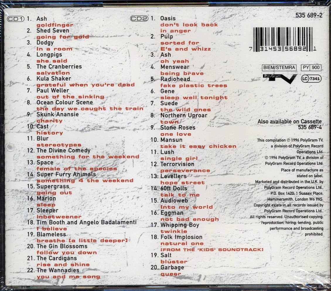 The Cranberries, Blur, Oasis, Ash, Dodgy, Shed Seven, Etc. - Shine 5 (2xCD)