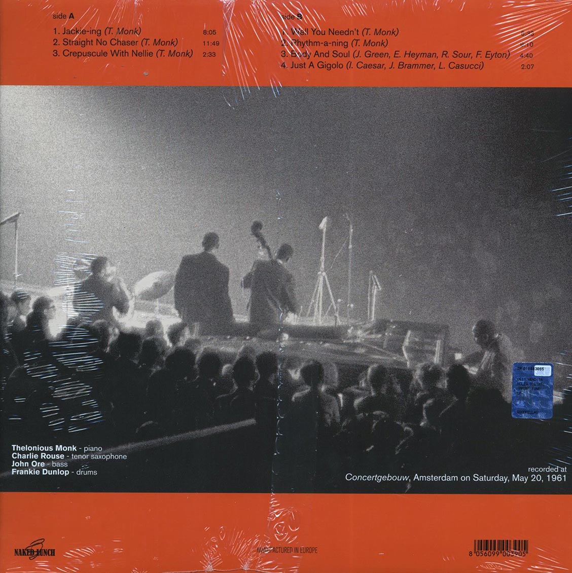 Thelonious Monk Quartet - Live In Amsterdam