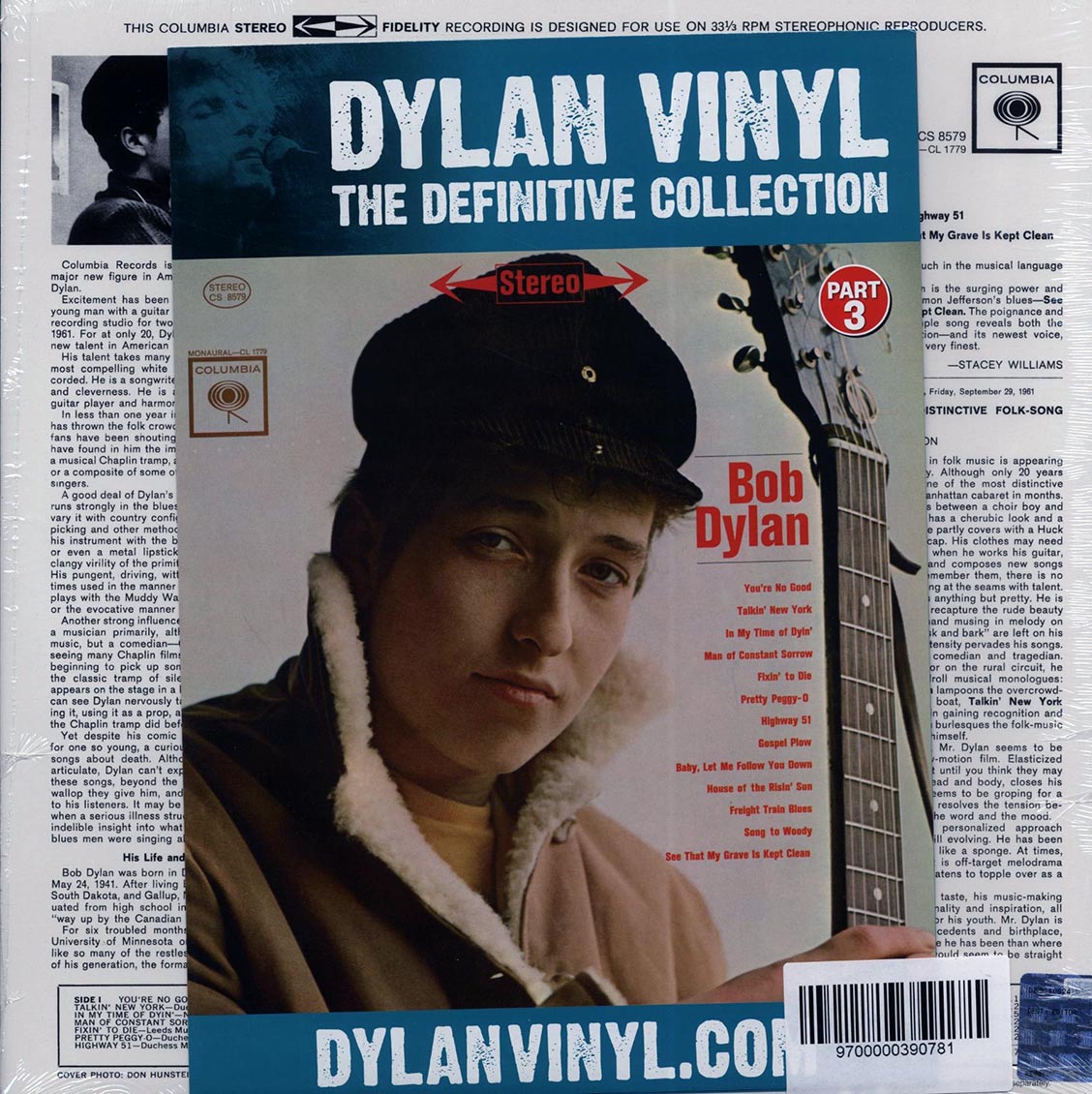Bob Dylan - Bob Dylan (Includes Bonus Magazine) (stereo) (180g)