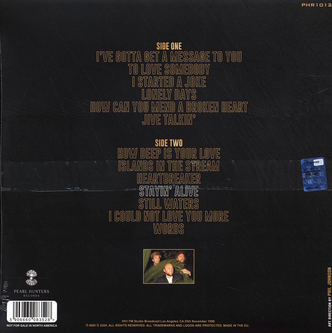 Bee Gees - Stayin' Alive Live Radio Broadcast: Live Legends (ltd. ed.) (colored vinyl)