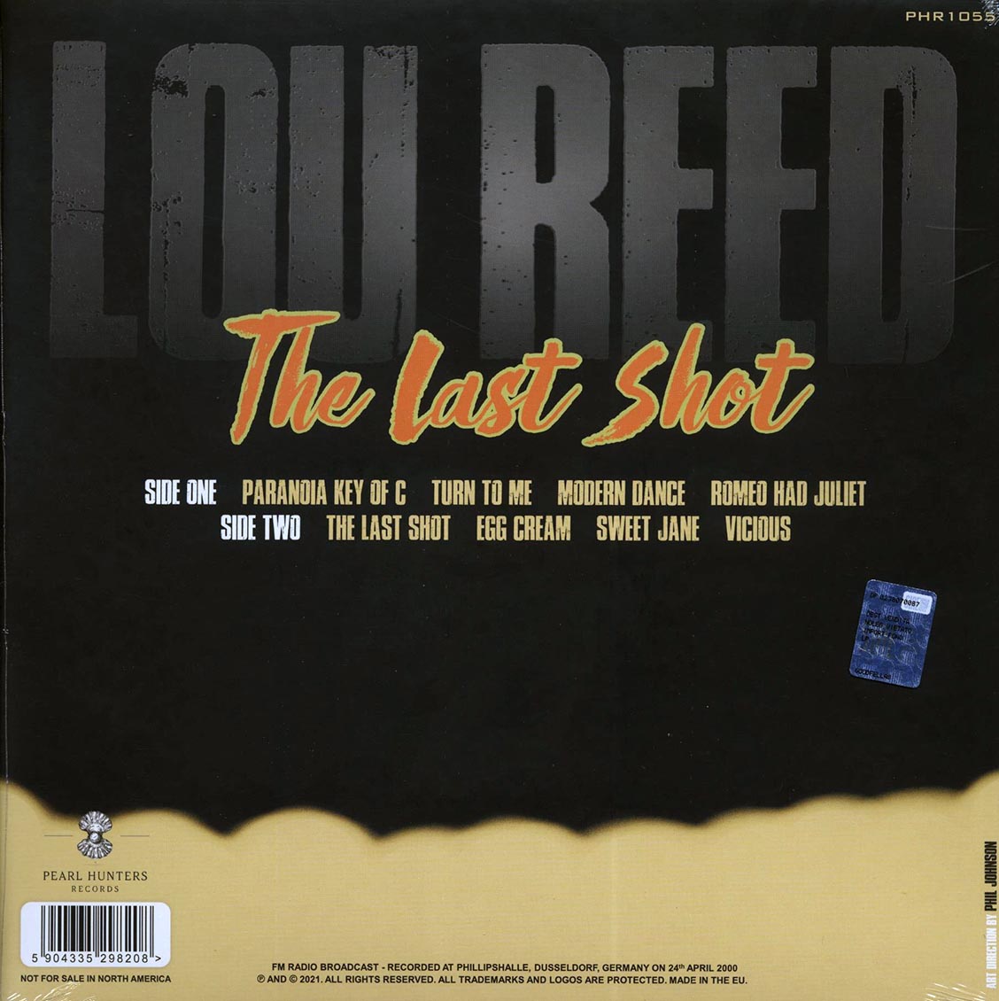 Lou Reed - The Last Shot: Live In Dusseldorf (colored vinyl)