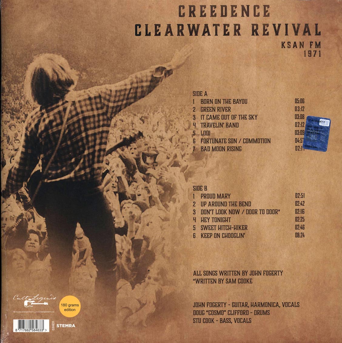 Creedence Clearwater Revival - KSAN FM 1971: Live At Fillmore West, San Francisco, July 4th
